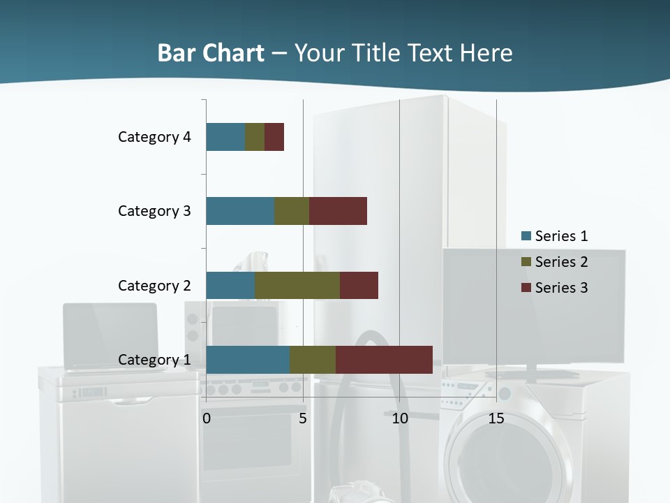 A Bunch Of Appliances That Are In A Room PowerPoint Template