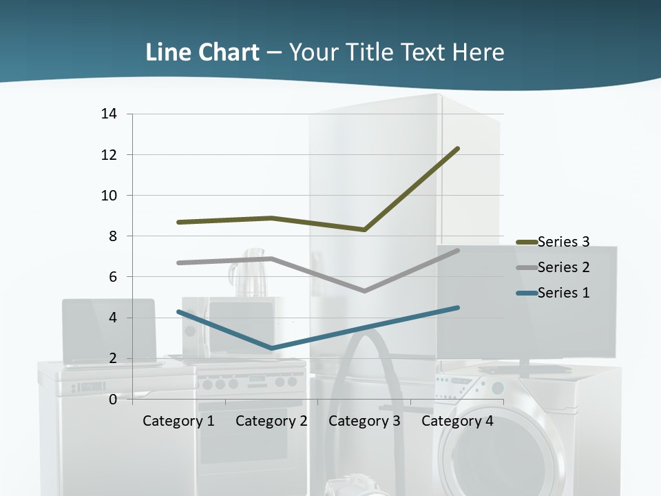 A Bunch Of Appliances That Are In A Room PowerPoint Template