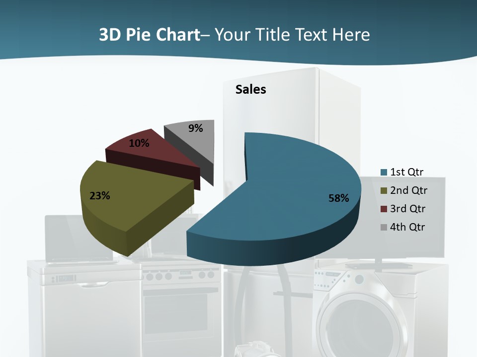 A Bunch Of Appliances That Are In A Room PowerPoint Template