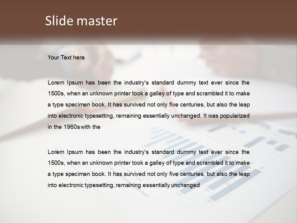 A Person Writing On A Piece Of Paper With A Pen PowerPoint Template