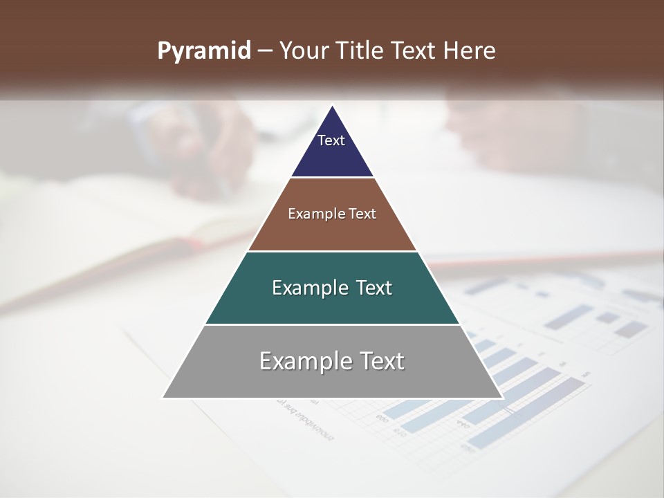 A Person Writing On A Piece Of Paper With A Pen PowerPoint Template