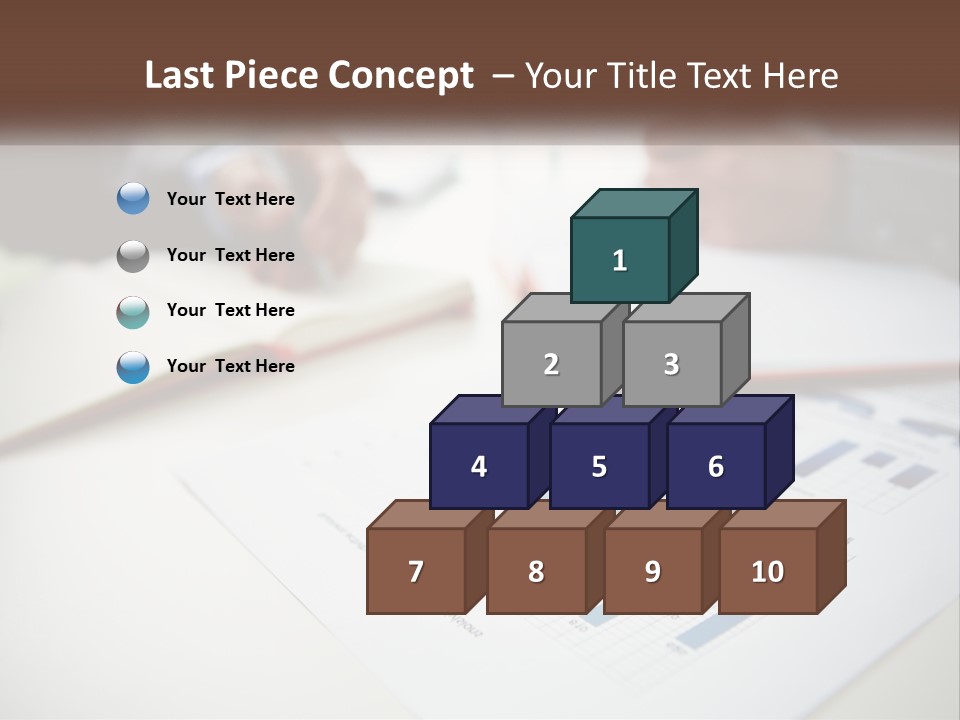 A Person Writing On A Piece Of Paper With A Pen PowerPoint Template