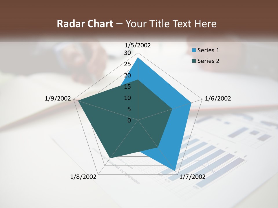 A Person Writing On A Piece Of Paper With A Pen PowerPoint Template