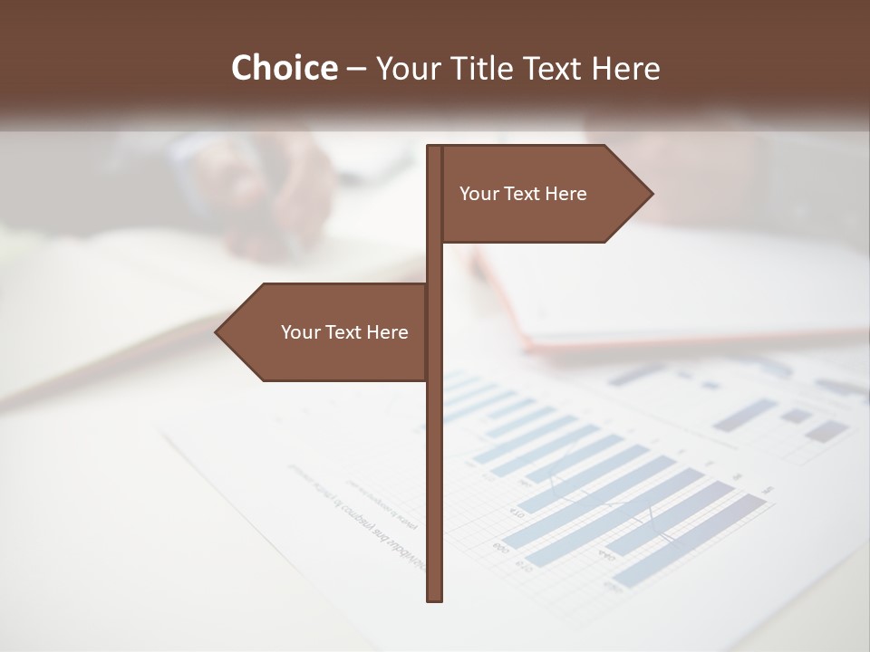 A Person Writing On A Piece Of Paper With A Pen PowerPoint Template