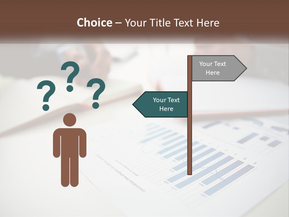 A Person Writing On A Piece Of Paper With A Pen PowerPoint Template