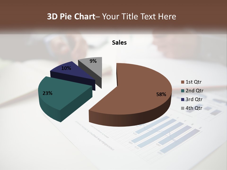 A Person Writing On A Piece Of Paper With A Pen PowerPoint Template