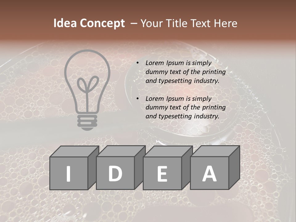 A Spoon In A Pot Filled With Liquid PowerPoint Template