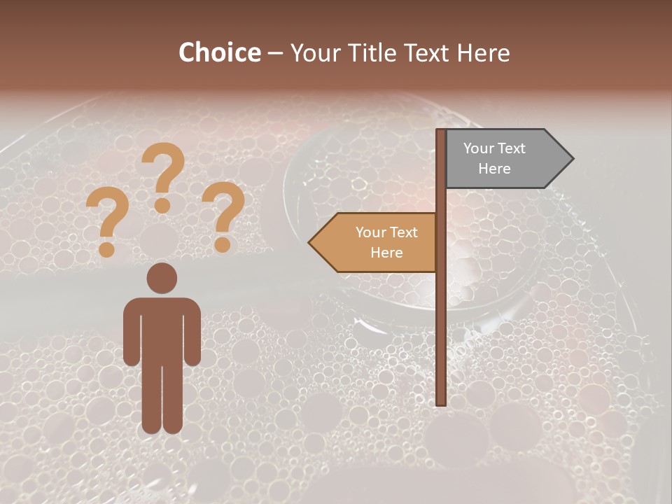 A Spoon In A Pot Filled With Liquid PowerPoint Template