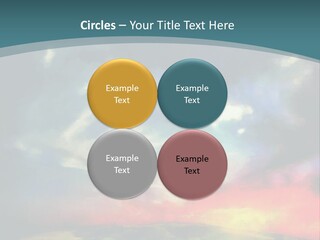 A Painting Of A Field With Clouds In The Sky PowerPoint Template