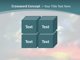 A Painting Of A Field With Clouds In The Sky PowerPoint Template