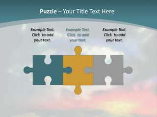 A Painting Of A Field With Clouds In The Sky PowerPoint Template