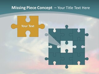 A Painting Of A Field With Clouds In The Sky PowerPoint Template