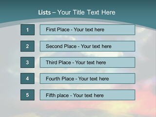 A Painting Of A Field With Clouds In The Sky PowerPoint Template