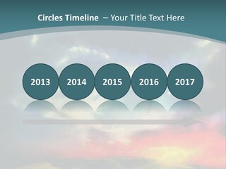 A Painting Of A Field With Clouds In The Sky PowerPoint Template