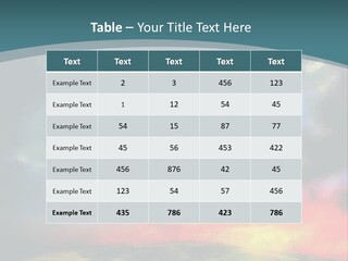 A Painting Of A Field With Clouds In The Sky PowerPoint Template