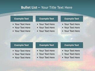 A Painting Of A Field With Clouds In The Sky PowerPoint Template