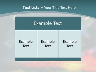 A Painting Of A Field With Clouds In The Sky PowerPoint Template