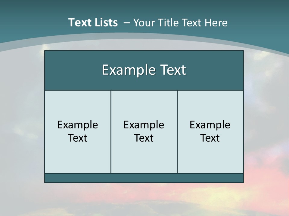 A Painting Of A Field With Clouds In The Sky PowerPoint Template