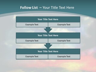 A Painting Of A Field With Clouds In The Sky PowerPoint Template