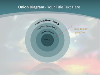 A Painting Of A Field With Clouds In The Sky PowerPoint Template