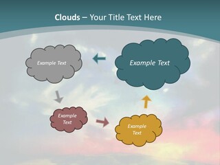 A Painting Of A Field With Clouds In The Sky PowerPoint Template