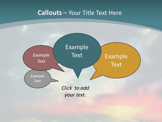 A Painting Of A Field With Clouds In The Sky PowerPoint Template