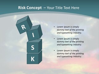 A Painting Of A Field With Clouds In The Sky PowerPoint Template