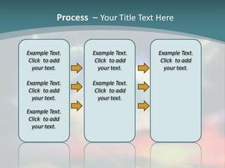 A Painting Of A Field With Clouds In The Sky PowerPoint Template