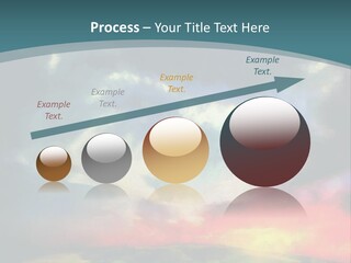 A Painting Of A Field With Clouds In The Sky PowerPoint Template