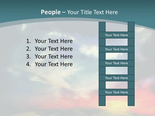 A Painting Of A Field With Clouds In The Sky PowerPoint Template