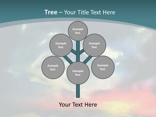 A Painting Of A Field With Clouds In The Sky PowerPoint Template