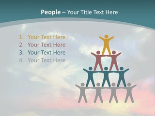 A Painting Of A Field With Clouds In The Sky PowerPoint Template