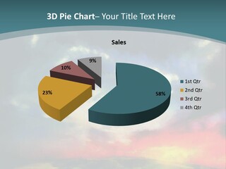 A Painting Of A Field With Clouds In The Sky PowerPoint Template