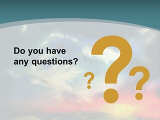 A Painting Of A Field With Clouds In The Sky PowerPoint Template