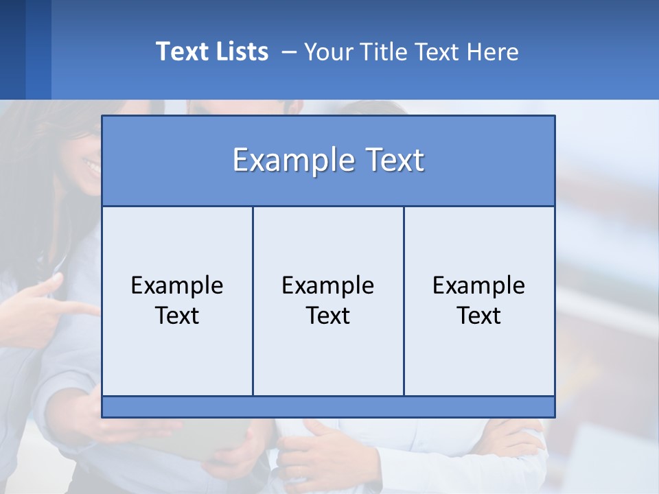 A Group Of People Looking At A Tablet PowerPoint Template