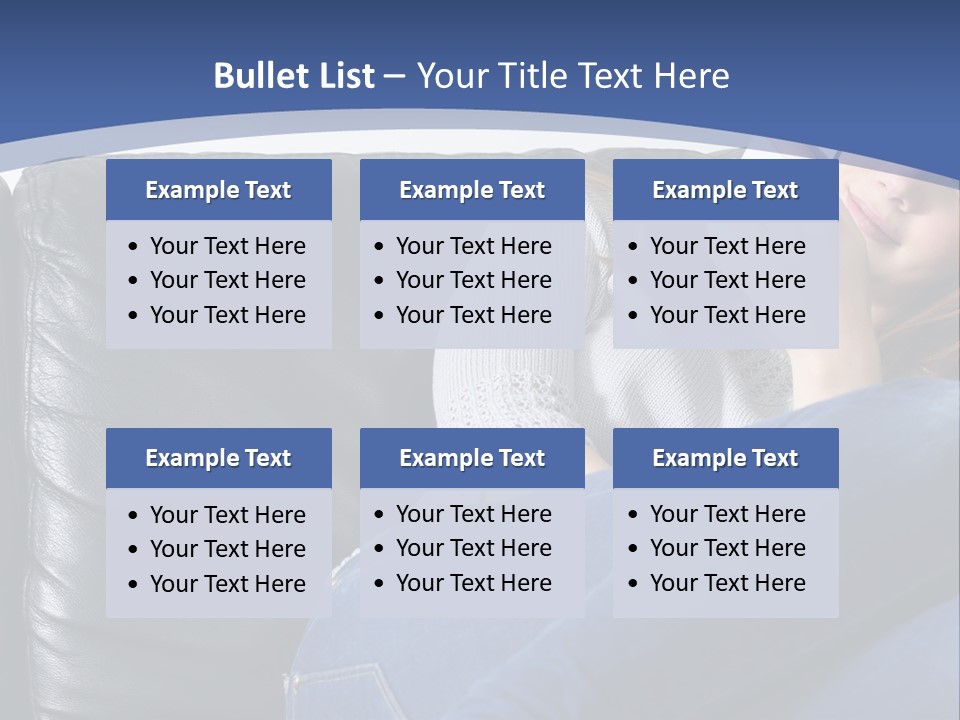 A Woman Sitting On A Couch Holding A Remote Control PowerPoint Template