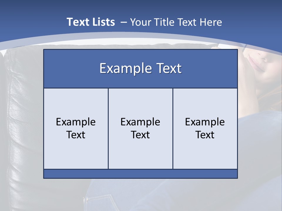 A Woman Sitting On A Couch Holding A Remote Control PowerPoint Template