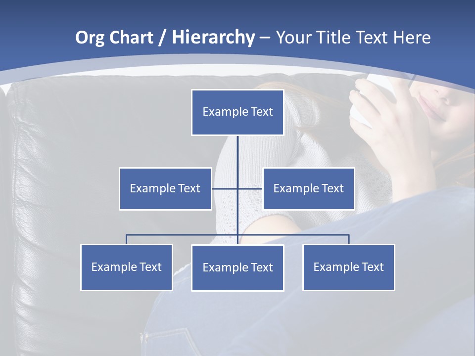 A Woman Sitting On A Couch Holding A Remote Control PowerPoint Template