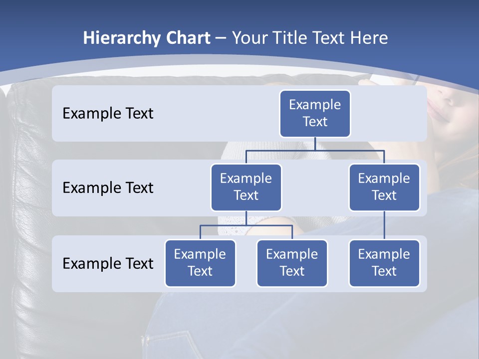 A Woman Sitting On A Couch Holding A Remote Control PowerPoint Template