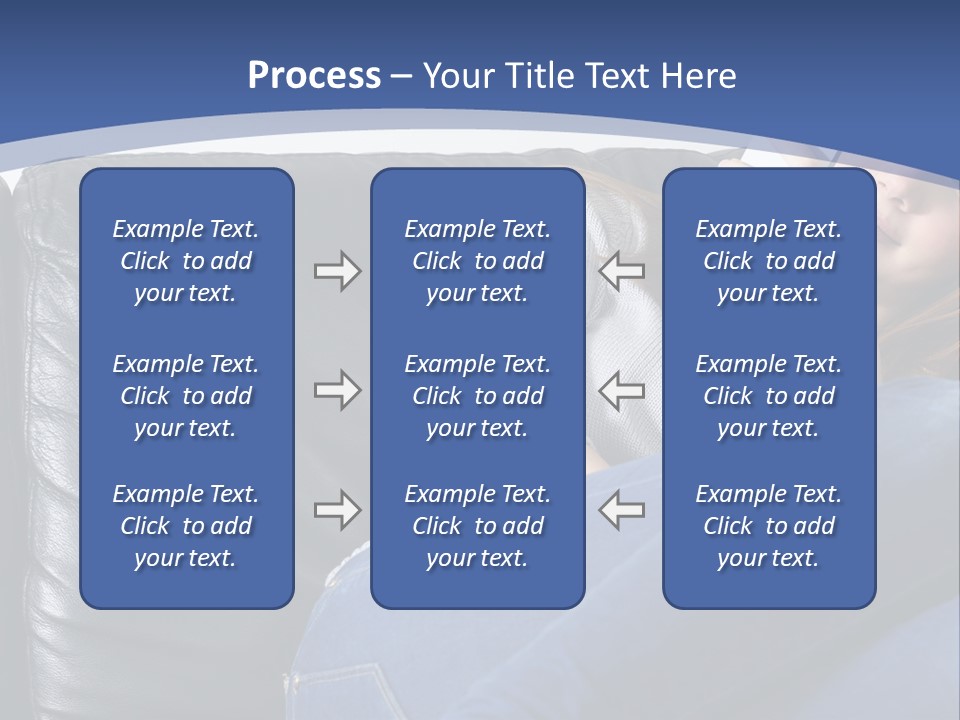 A Woman Sitting On A Couch Holding A Remote Control PowerPoint Template