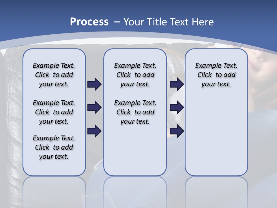 A Woman Sitting On A Couch Holding A Remote Control PowerPoint Template