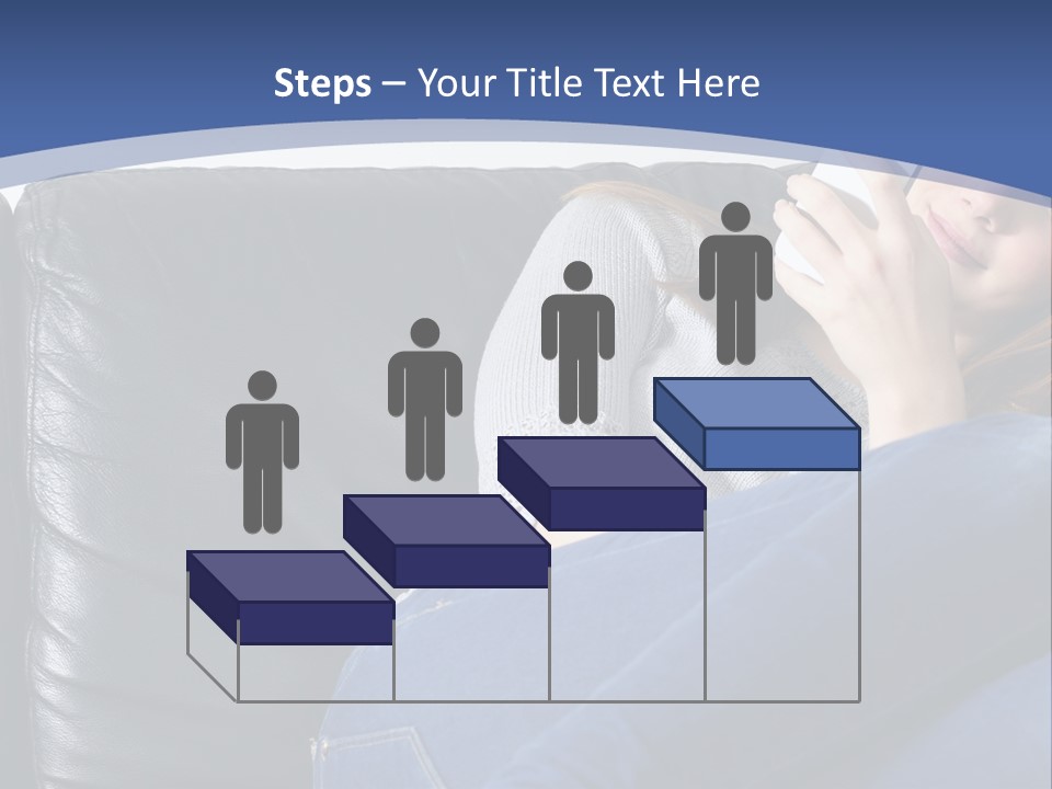 A Woman Sitting On A Couch Holding A Remote Control PowerPoint Template