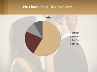 A Man And A Woman Kissing Each Other PowerPoint Template