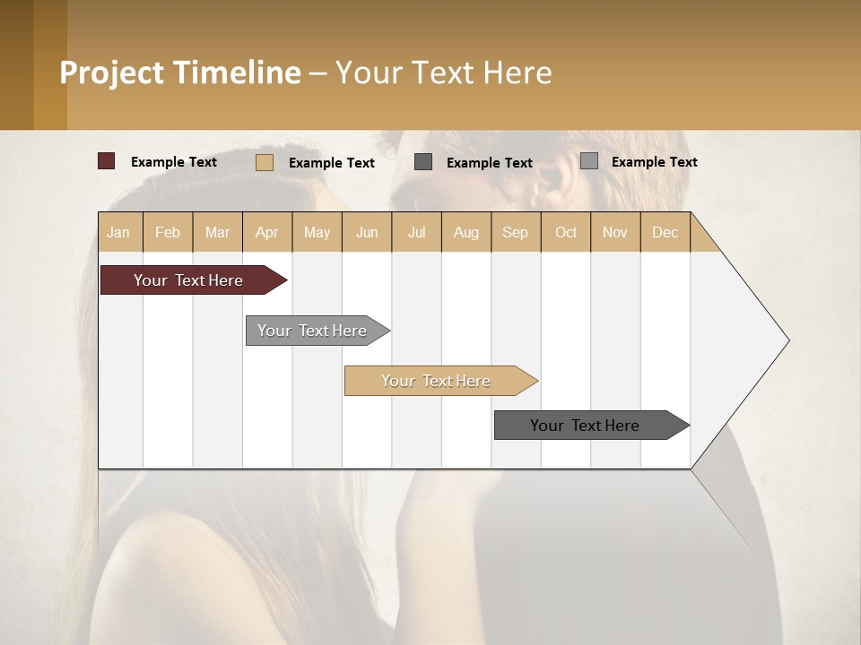A Man And A Woman Kissing Each Other PowerPoint Template