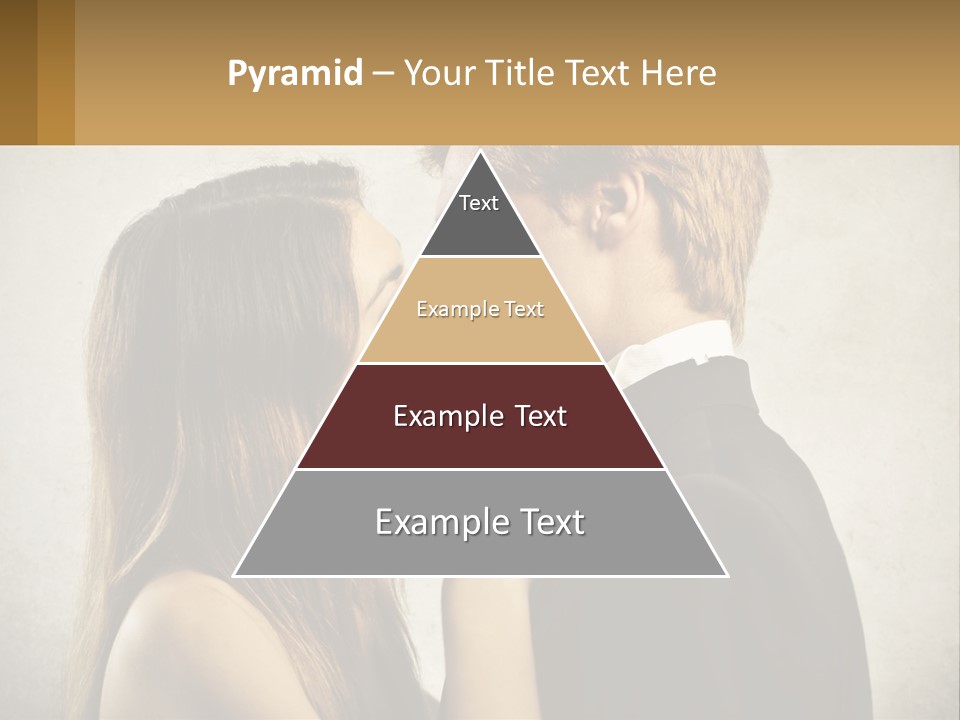 A Man And A Woman Kissing Each Other PowerPoint Template