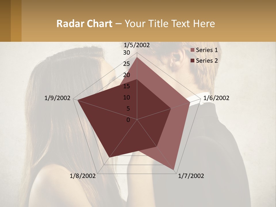 A Man And A Woman Kissing Each Other PowerPoint Template