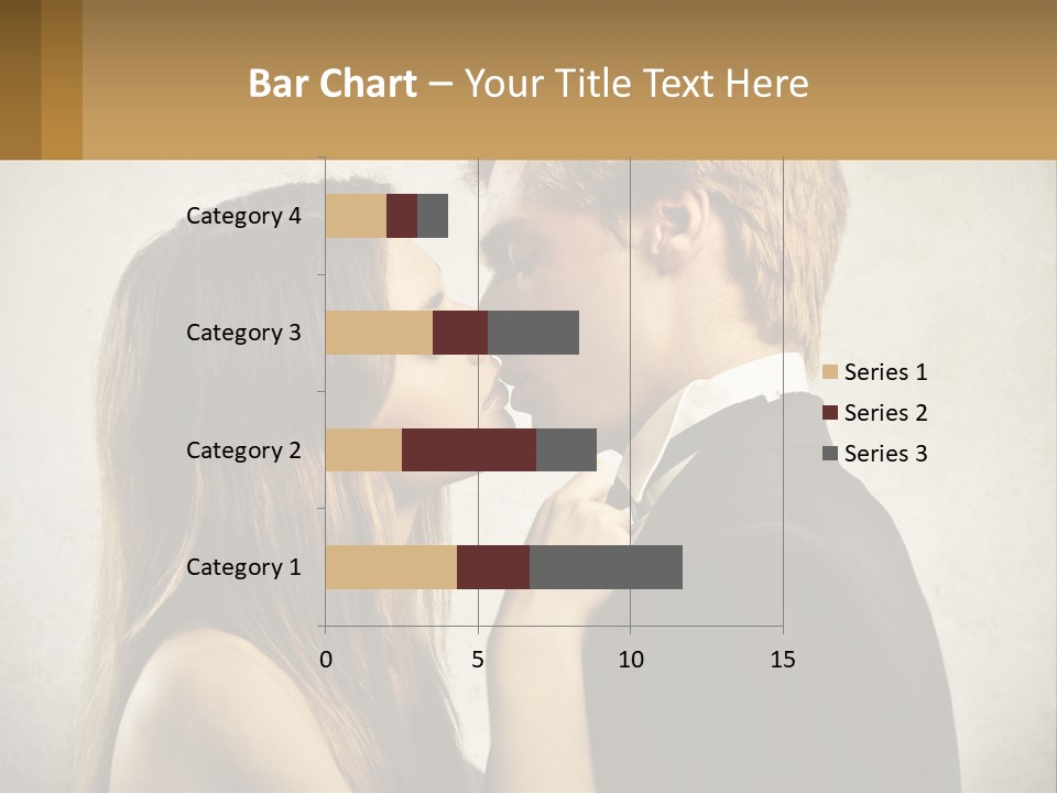 A Man And A Woman Kissing Each Other PowerPoint Template