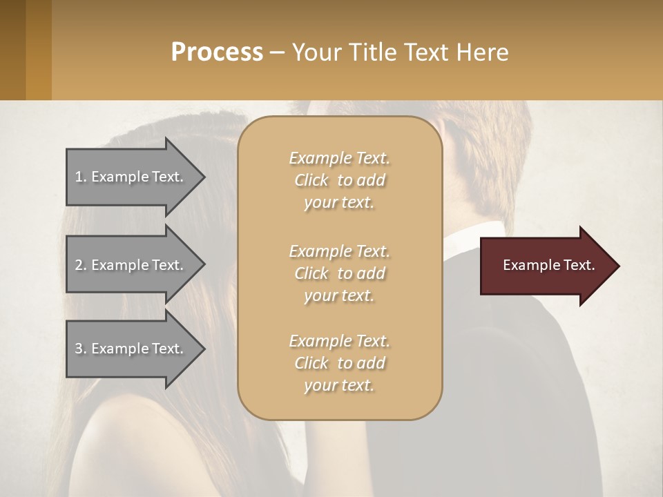 A Man And A Woman Kissing Each Other PowerPoint Template