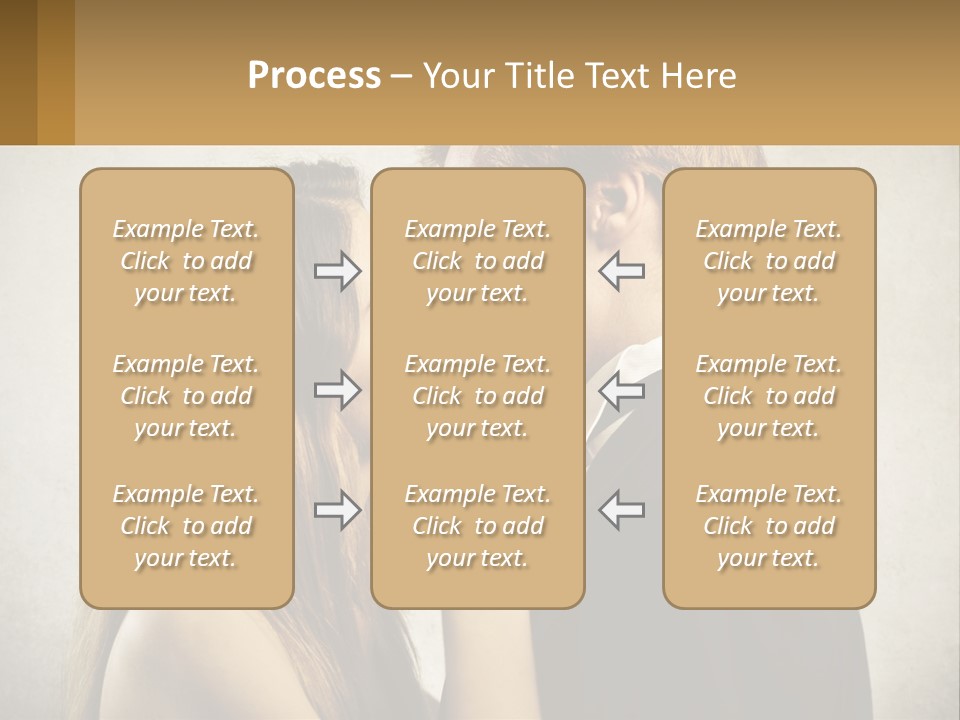 A Man And A Woman Kissing Each Other PowerPoint Template