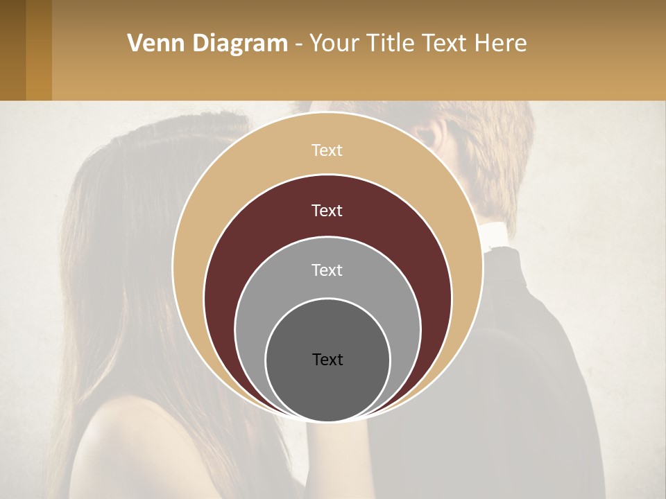 A Man And A Woman Kissing Each Other PowerPoint Template
